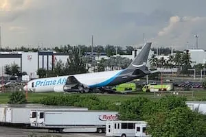 Amazon Cargo Plane Crashes Off Miami Runway Leaving Five Dead