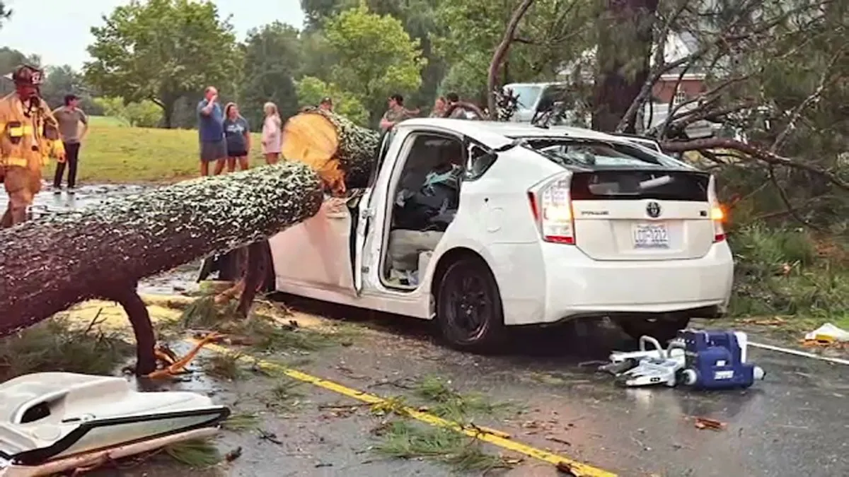 North Carolina Storms Leave Tens of Thousands Without Power