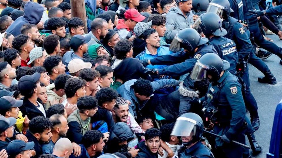 Ceuta Migrant Relocation Sparks Police Warning Shots