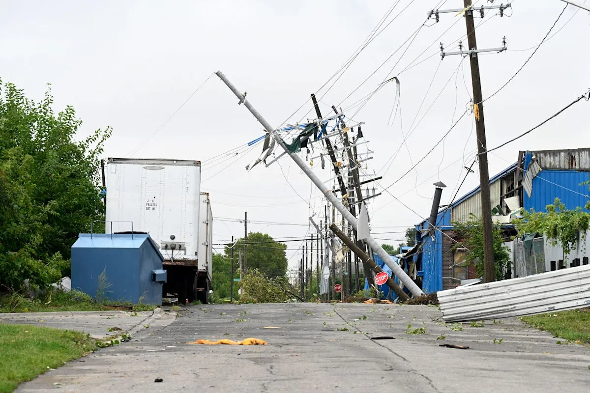 DTE Energy Races to Restore Power After Michigan Tornadoes