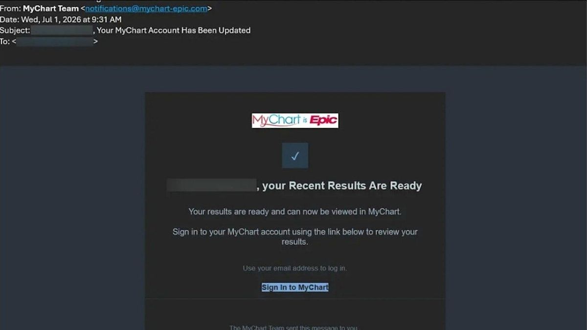 Sophisticated Phishing Scam Targets Hospital Patient Portals