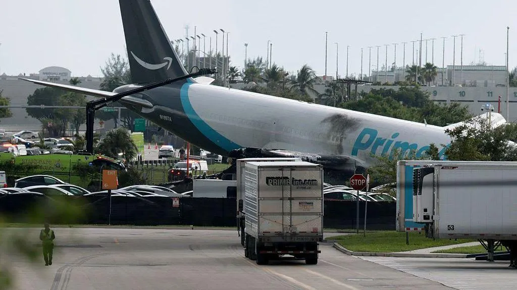 Five Dead After Amazon Cargo Jet Crashes at Miami Airport