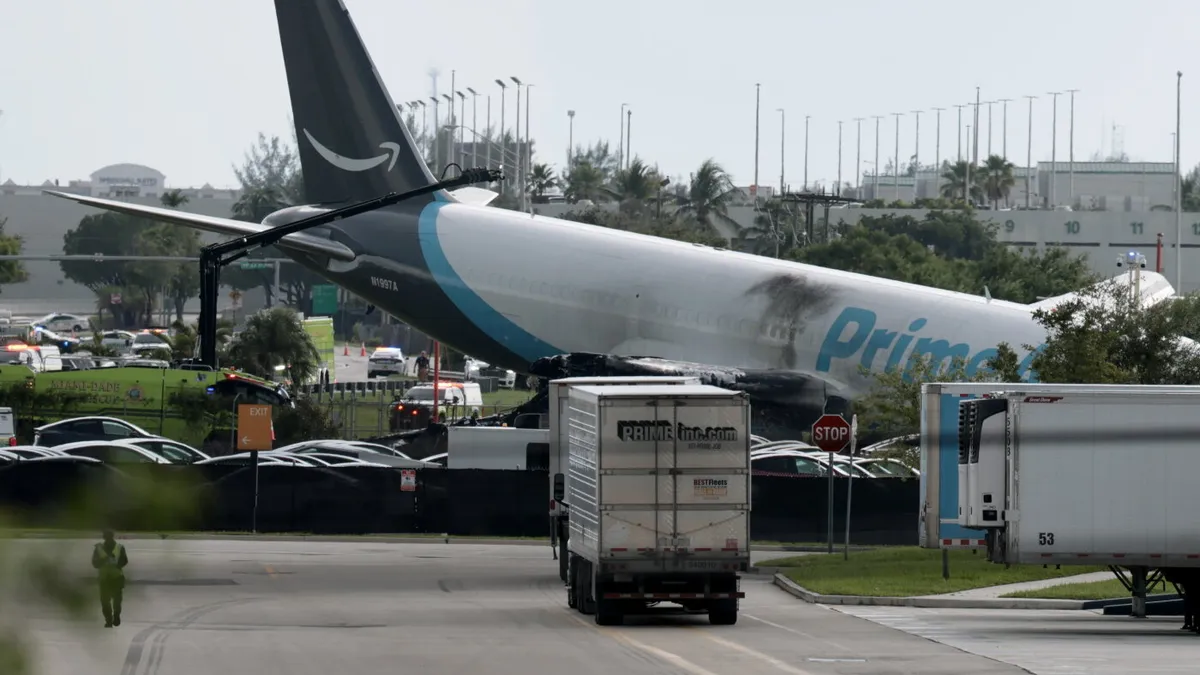 Amazon Cargo Plane Crashes in Miami Triggering Airport Closure