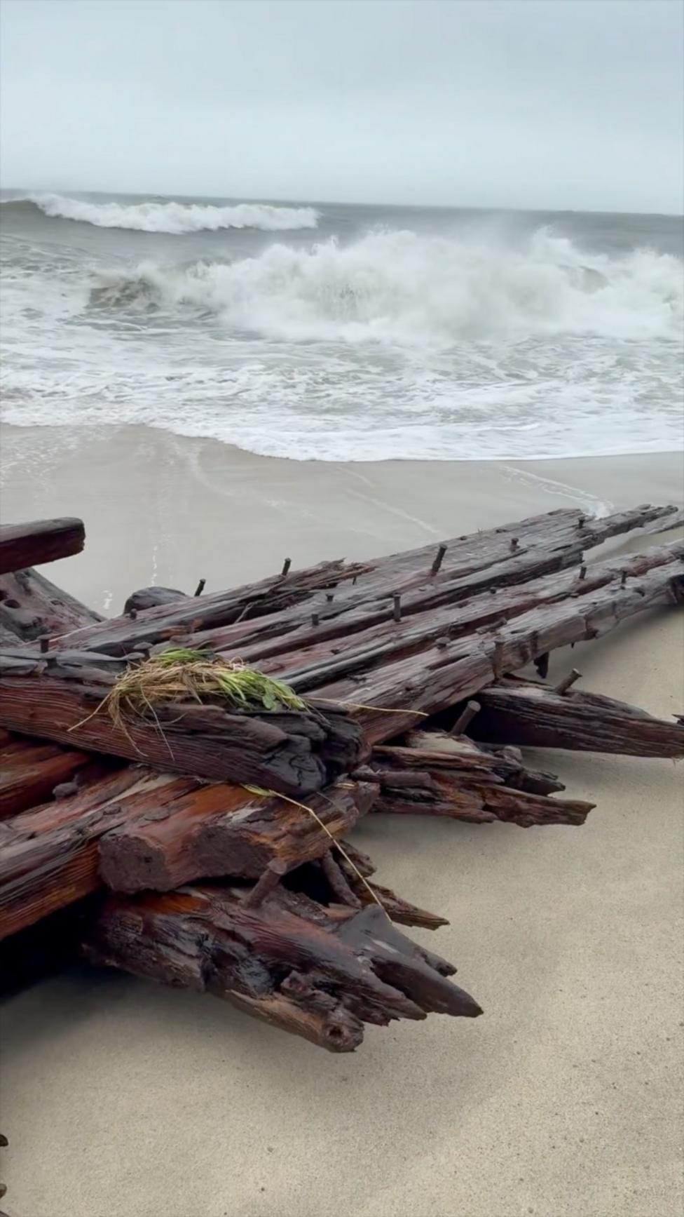 Nantucket Nor'easter Uncovers 19th Century Shipwreck
