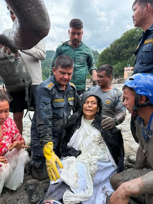 Nepali Flood Survivor Found Alive Amid Family Mourning Rites