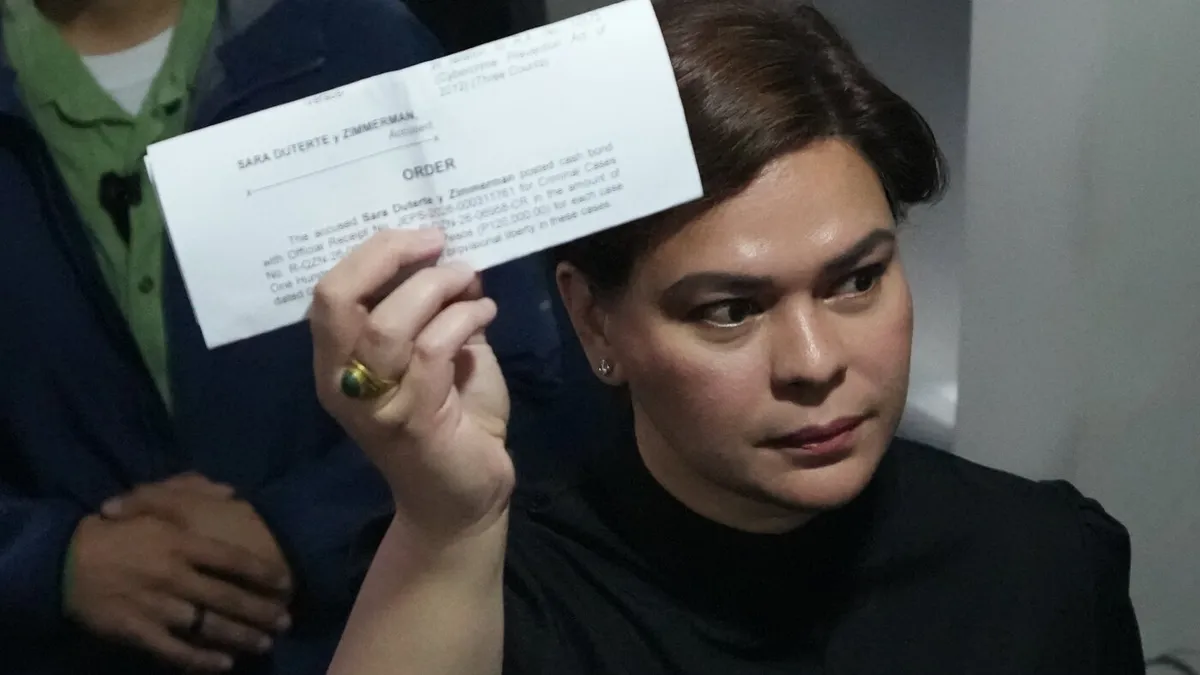 Philippine Vice President Sara Duterte Posts Bail Over Threat Case