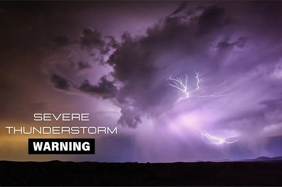 Severe Storms Threaten Upstate South Carolina With 70 MPH Winds