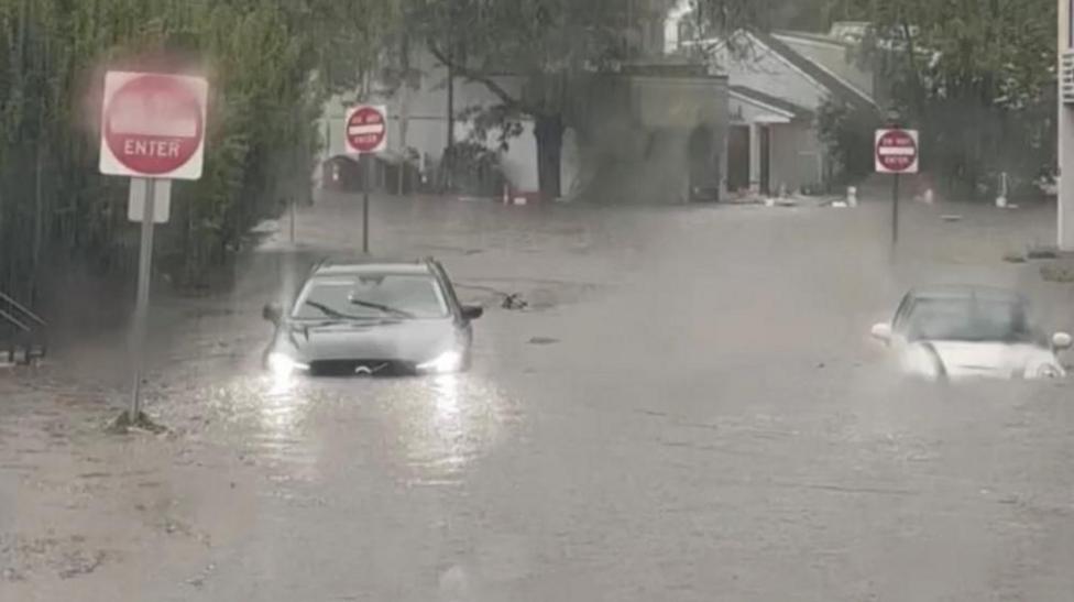 Tri-State Flash Floods Halt Marathon and Submerge Vehicles