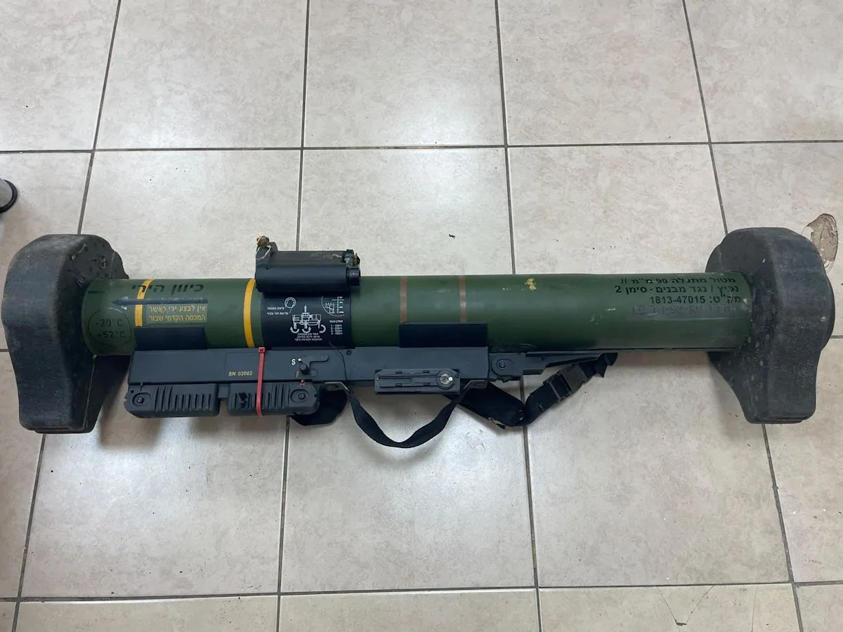 Stolen IDF Matador Missile Seized in Northern Anti Crime Raid