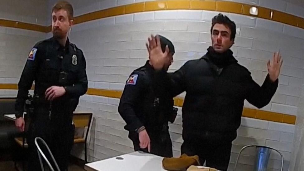Luigi Mangione Arrest Video Shows Gun Discovery in Backpack