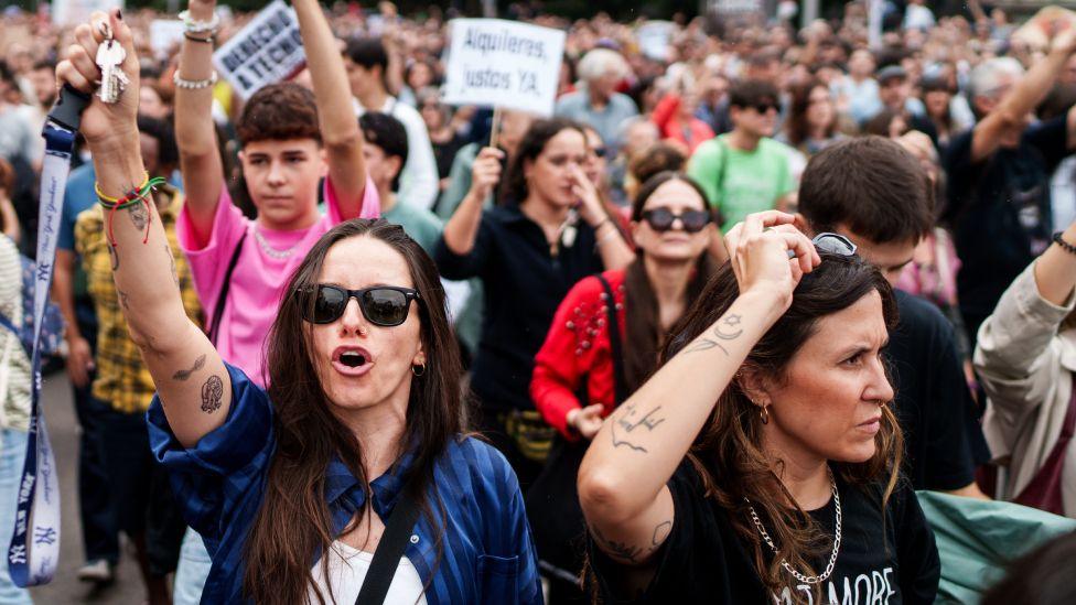 Spain Housing Crisis Sparks Nationwide Protests in 50 Cities